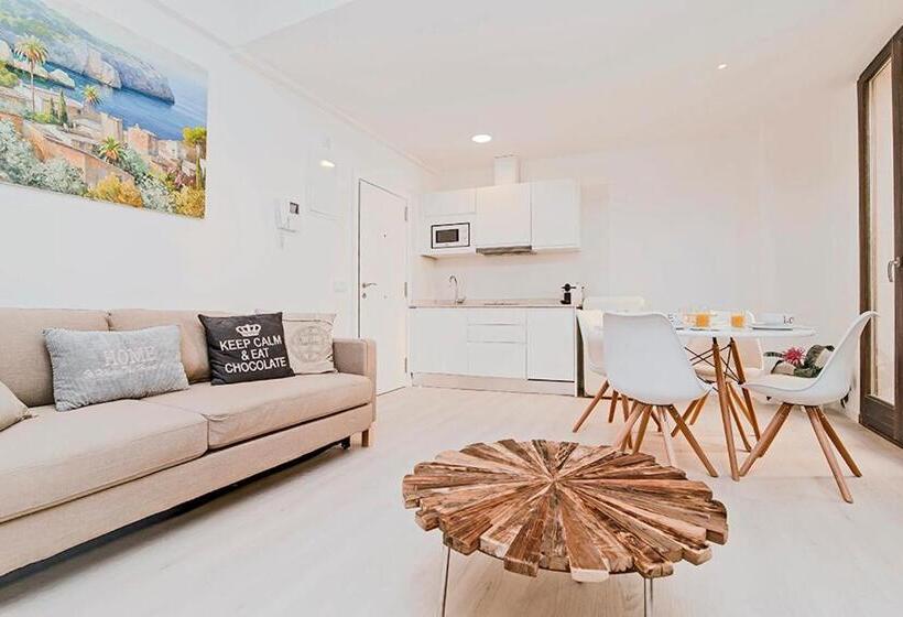 شقة غرفة نوم واحدة مزودة بشُرفة, Can Blau Homes Turismo De Interior