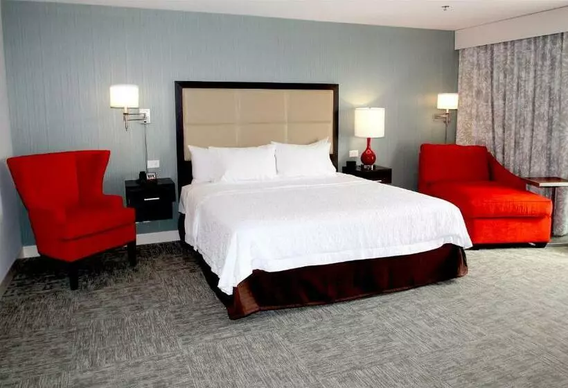 キングサイズベッドのスタンダードルーム, Hampton Inn Suffolk