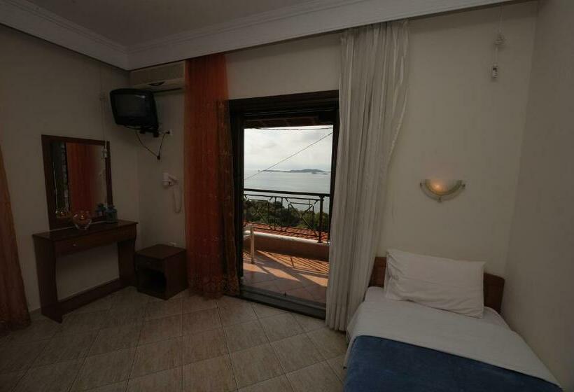 חדר יחיד עם טרסה, Panorama Spa