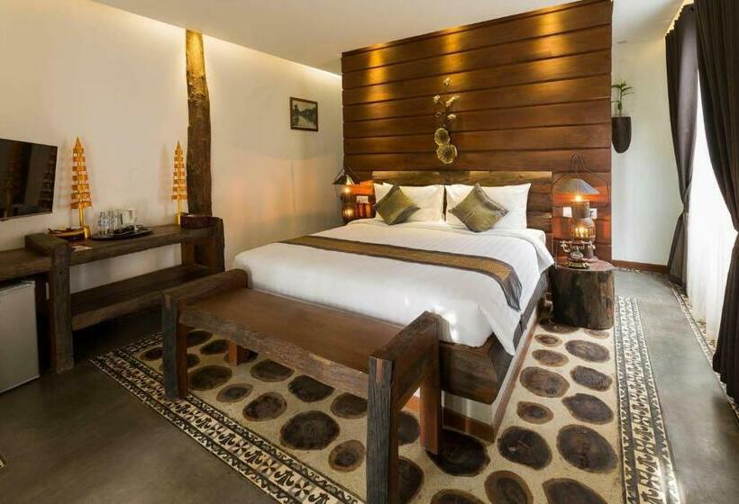 발코니가 있는 프리미엄 룸, Khmer Paradise Villa