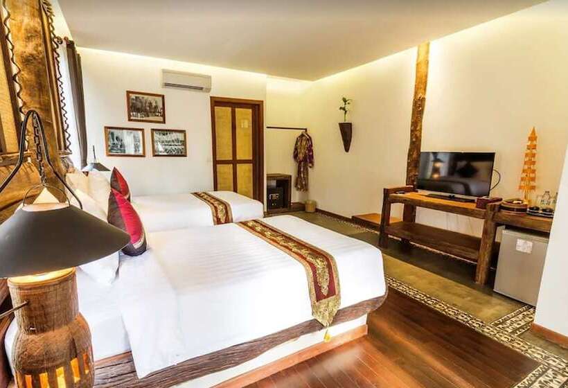 발코니가 있는 프리미엄 룸, Khmer Paradise Villa