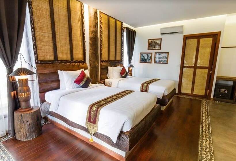 발코니가 있는 프리미엄 룸, Khmer Paradise Villa