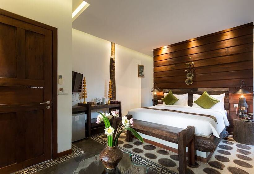 발코니가 있는 프리미엄 룸, Khmer Paradise Villa