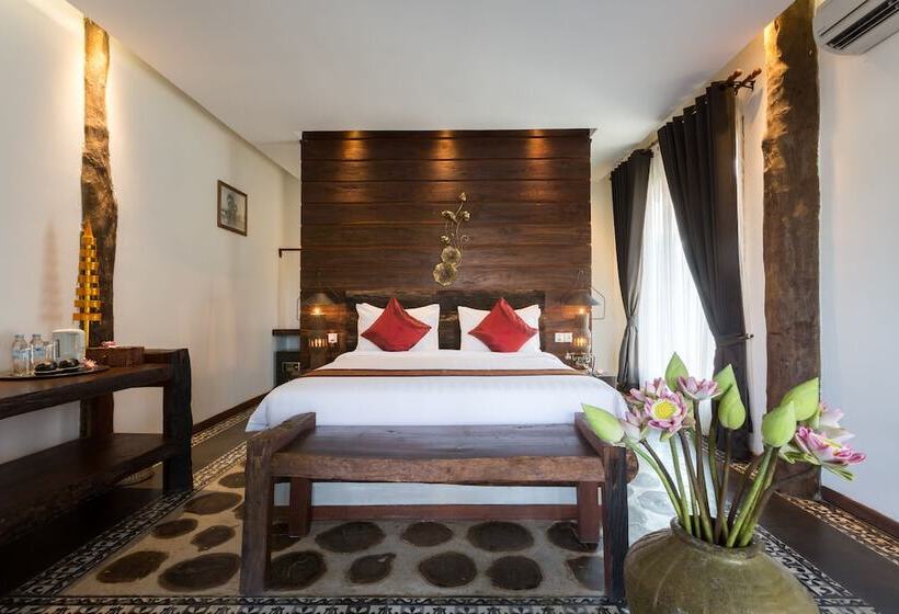 발코니가 있는 프리미엄 룸, Khmer Paradise Villa