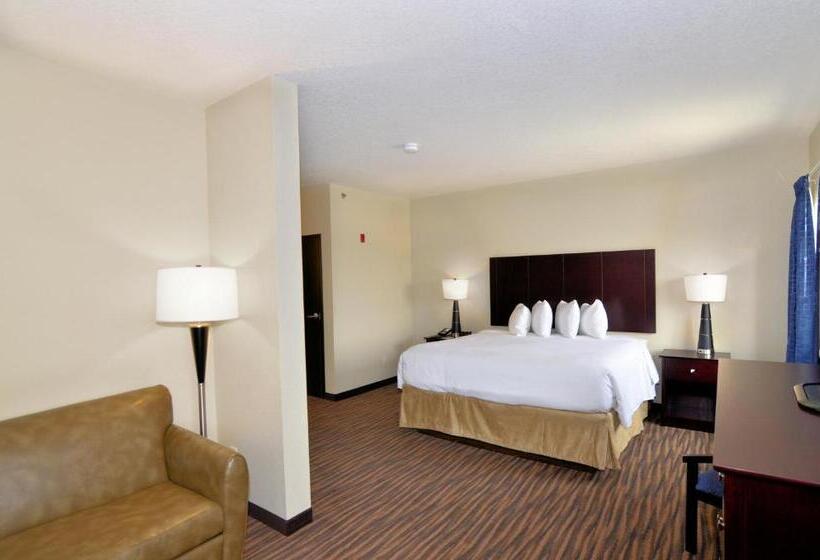 디럭스 스위트 킹 침대, Cobblestone Inn & Suites Holstein