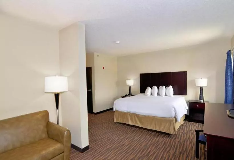 キングサイズベッドのデラックススイート, Cobblestone Inn & Suites  Holstein
