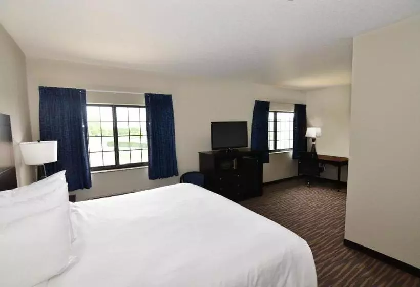 キングサイズベッドのデラックススイート, Cobblestone Inn & Suites  Holstein