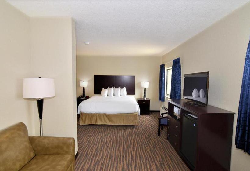 디럭스 스위트 킹 침대, Cobblestone Inn & Suites Holstein