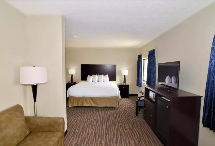 キングサイズベッドのデラックススイート, Cobblestone Inn & Suites  Holstein