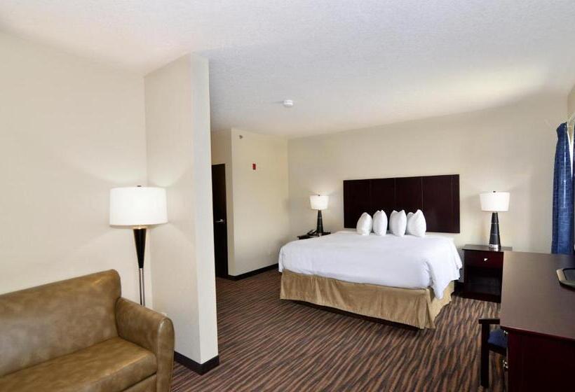 디럭스 스위트 킹 침대, Cobblestone Inn & Suites Holstein