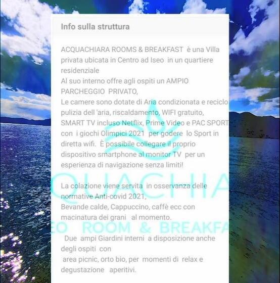 غرفة قياسية مطلّة علي الحديقة, Acquachiara Iseo Deluxe Bed & Breakfast Iseo Center With Garden And Parking Inside