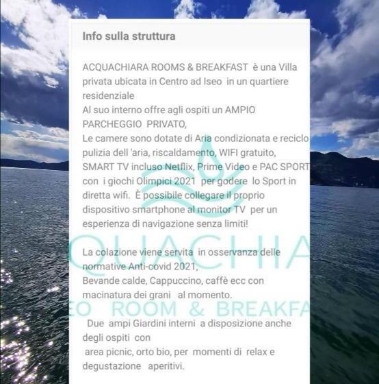 غرفة قياسية مطلّة علي الحديقة, Acquachiara Iseo Deluxe Bed & Breakfast Iseo Center With Garden And Parking Inside