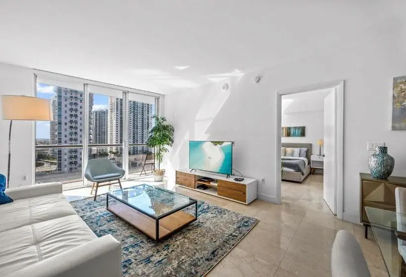 آپارتمان 1 خوابه با بالکن, Icon Brickell Luxury Residence