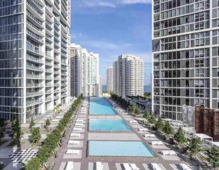 דירה בת חדר שינה 1 עם מרפסת, Icon Brickell Luxury Residence