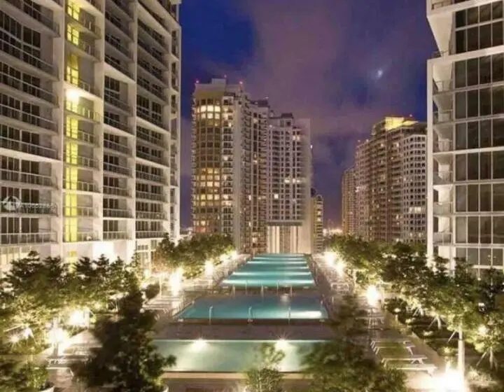 آپارتمان 1 خوابه با بالکن, Icon Brickell Luxury Residence