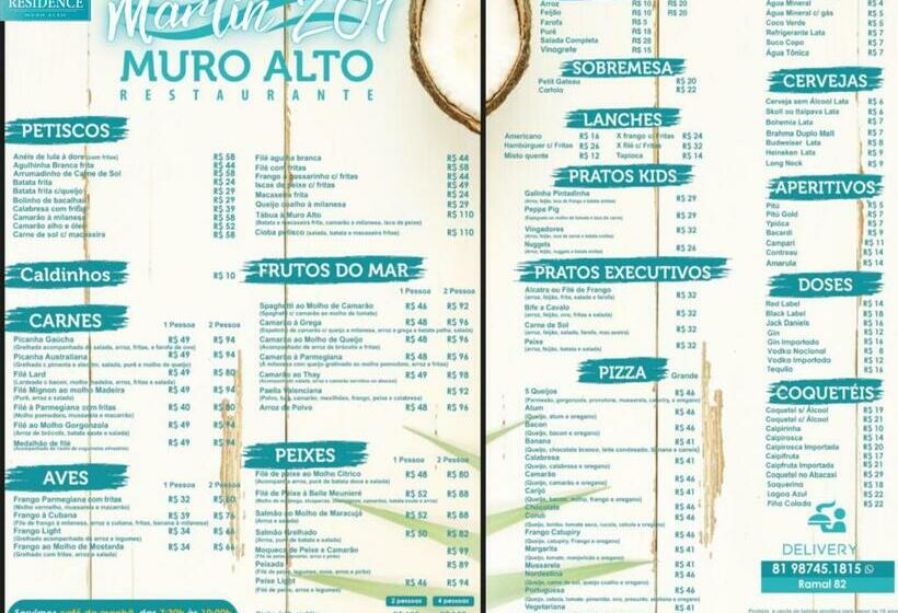 Апартаменты 1 Спальня Вид на Море, Nannai Residence Vista Mar Muro Alto