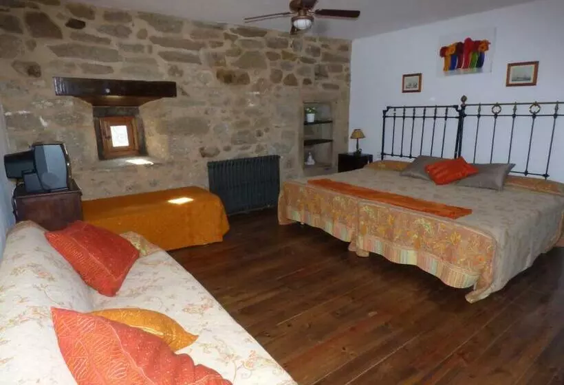 バスタブ付きデラックスルーム, La Posada De Pedrazales