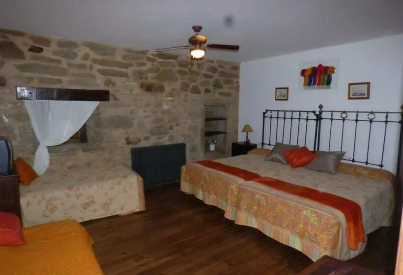 バスタブ付きデラックスルーム, La Posada De Pedrazales