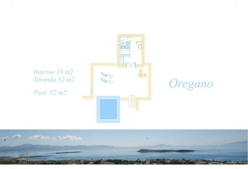 غرفة بريميوم مطلّة علي البحر, Calme Boutique Hotel Adults Only