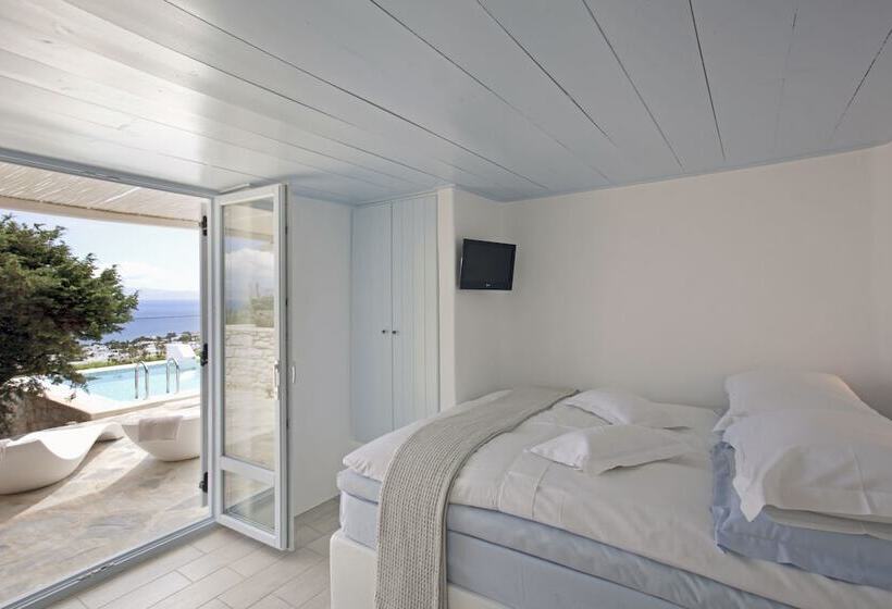 غرفة بريميوم مطلّة علي البحر, Calme Boutique Hotel Adults Only