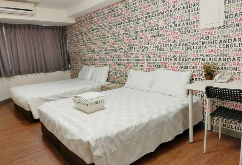 اتاق لوکس چهار تخته, Sleep Taipei Hotel   Nanya