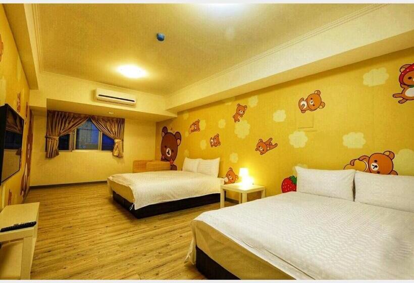 اتاق لوکس چهار تخته, Sleep Taipei Hotel   Nanya