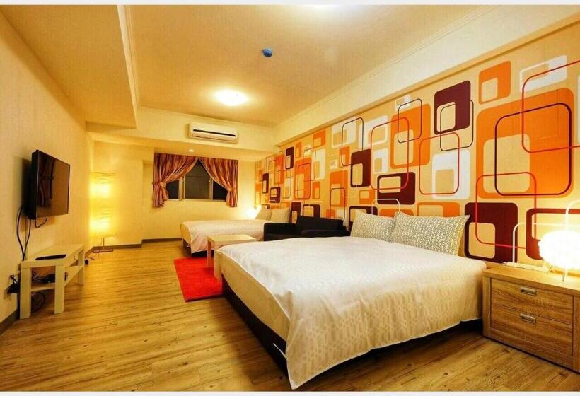 اتاق لوکس چهار تخته, Sleep Taipei Hotel   Nanya