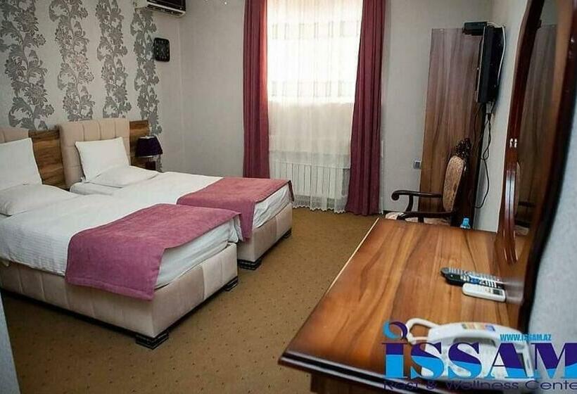 اتاق استاندارد با 2 تخت دوبل, Issam Hotel & Spa Sheki
