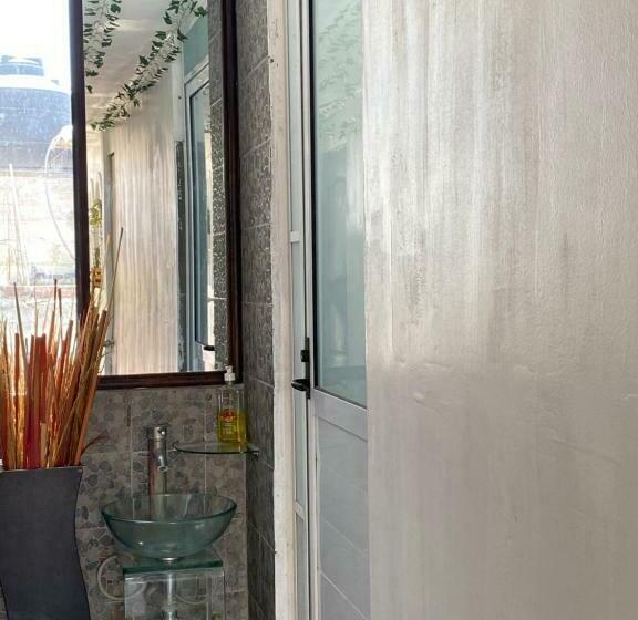 标准间带露台, Casa Verde Hostal