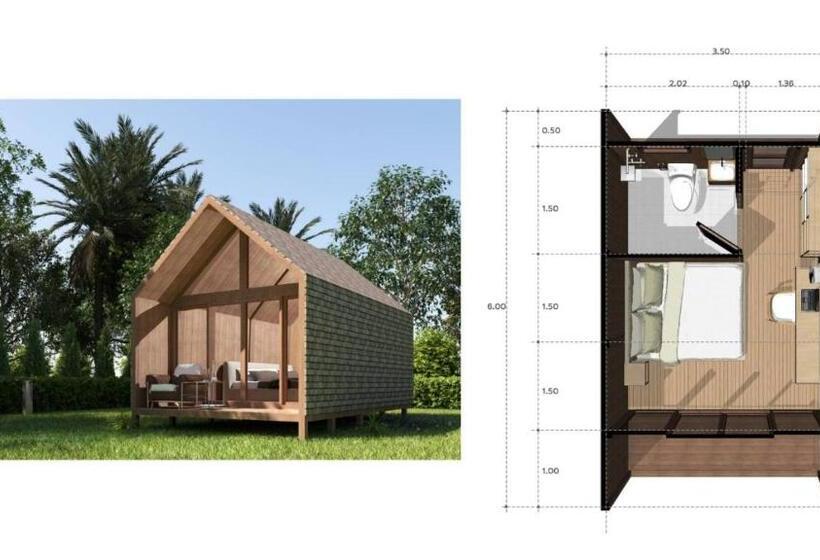 בית, חדר שינה 1, So View Phuket Resort