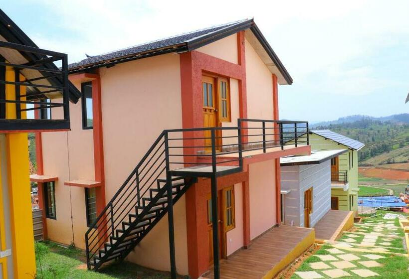 带花园景观和一个卧室的别墅, The Frame Resorts Ooty