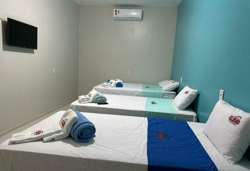 חדר סטנדרט לארבעה, Pousada E Agencia Cledio Turismo