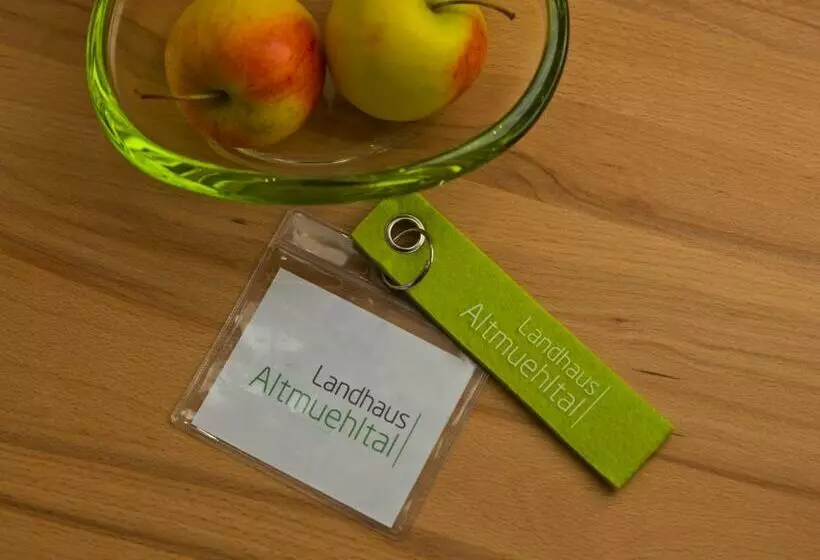 Mökki 1 Makuuhuone, Landhaus Altmuehltal