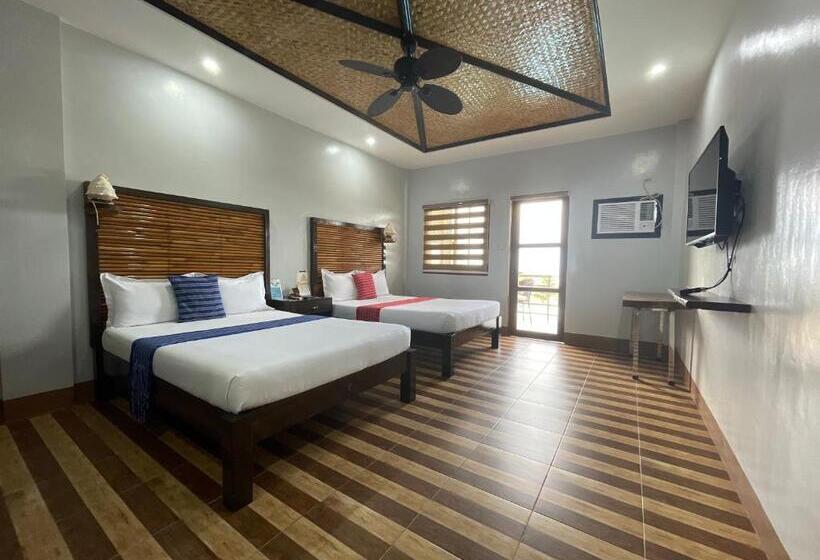 اتاق لوکس با بالکن و چشمانداز دریا, Lasersita Casitas And Water Spa Beach Resort By Cocotel