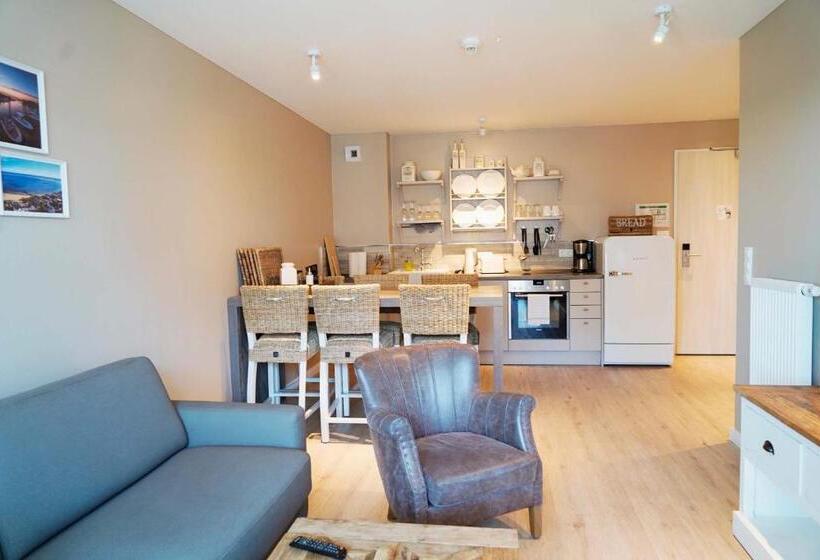 דירת שני חדרים עם מרפת, Beach Apartments Heiligenhafen