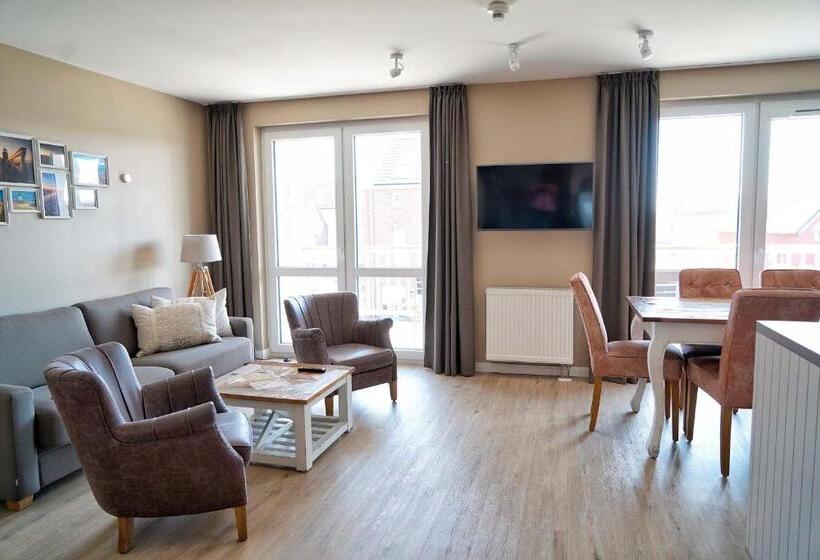 带2个卧室的公寓, Beach Apartments Heiligenhafen