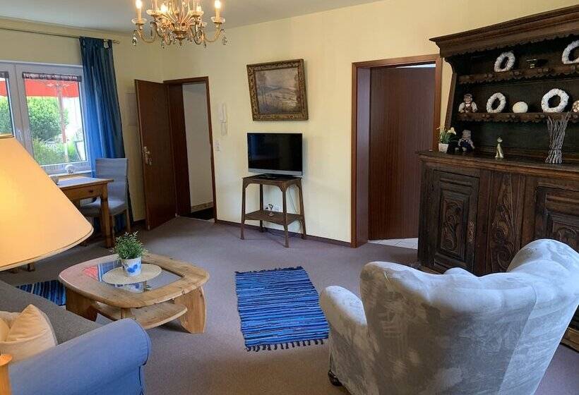 شقة غرفة واحدة مزودة بتراس, Pension Teutonia