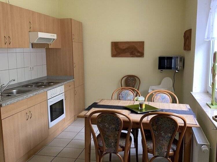 شقة غرفة واحدة مزودة بتراس, Pension Teutonia