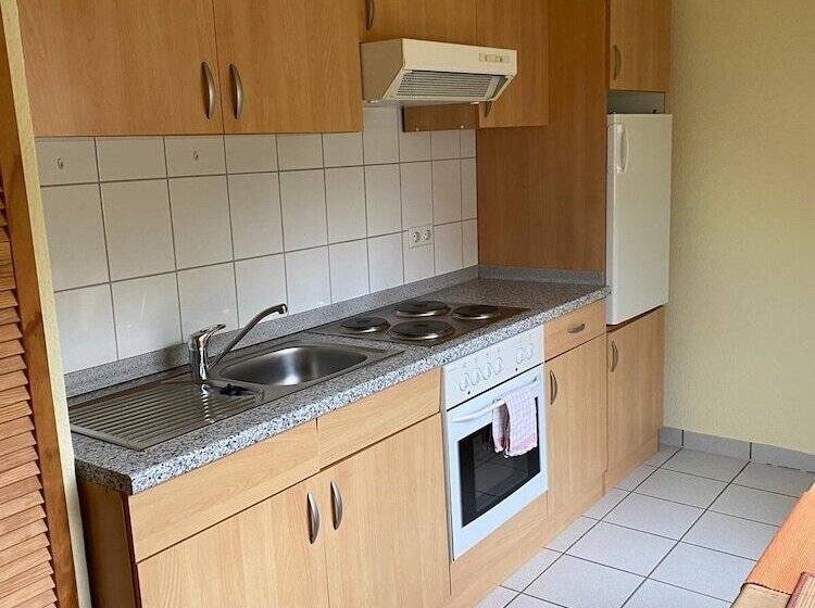 شقة غرفة واحدة, Pension Teutonia