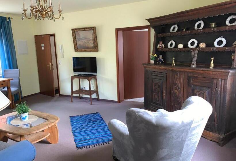 شقة غرفة واحدة مزودة بتراس, Pension Teutonia