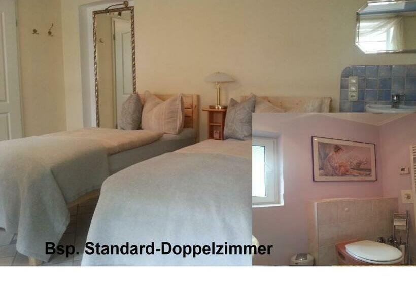 带共用浴室的标准房间, Rostock übernachtung