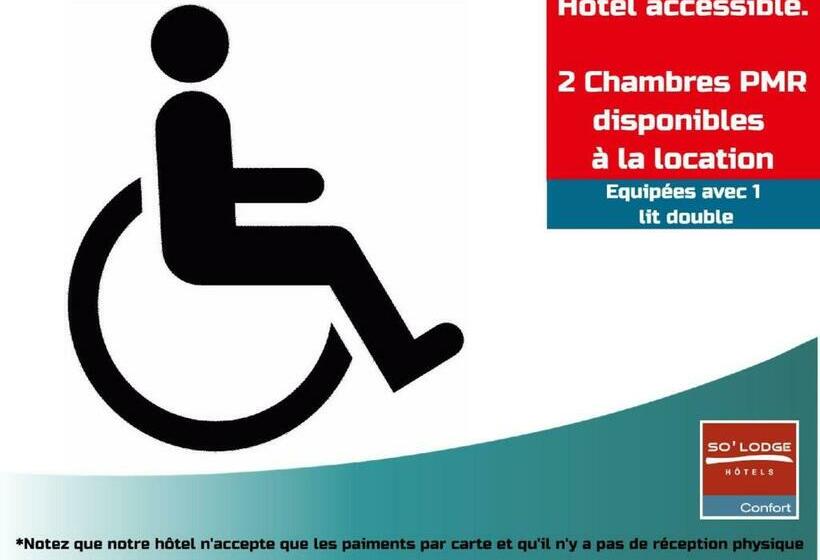 Номер Стандарт Адаптированный для Инвалидов, So'Lodge Niort A83