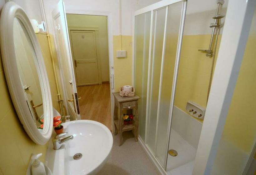 اتاق استاندارد یک تخته با سرویس بهداشتی مشترک, Albergo Novecento