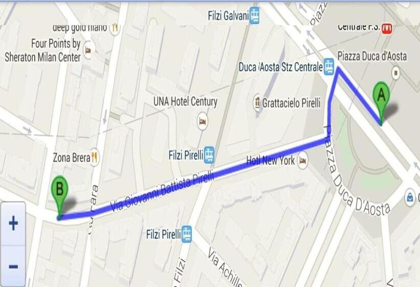 اتاق استاندارد سه تخته با سرویس بهداشتی مشترک, Guest House Pirelli Milano