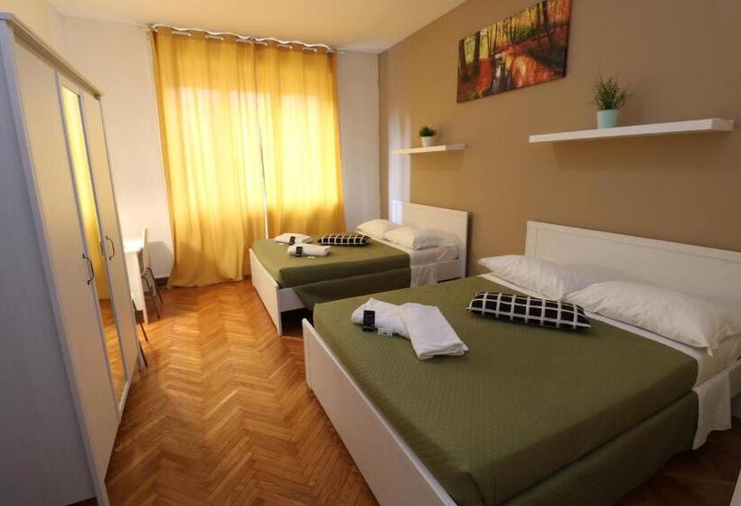 اتاق استاندارد با سرویس بهداشتی مشترک, Guest House Pirelli Milano