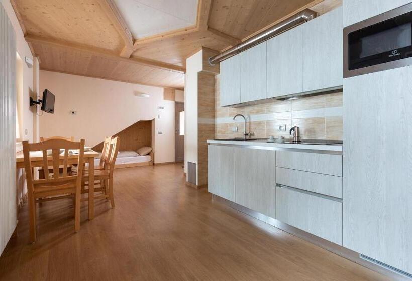 آپارتمان 1 خوابه با چشم‌انداز, Meublè Adler   Rooms & Mountain Apartments