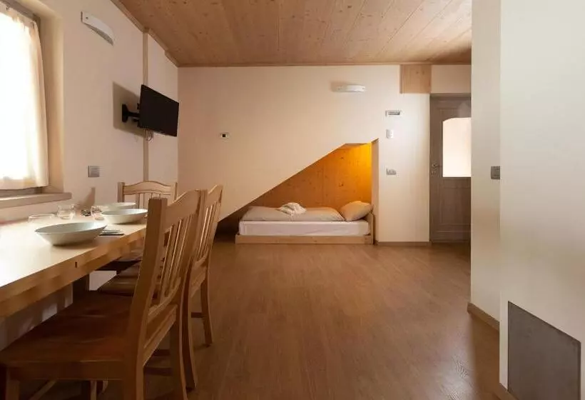 景色の見える一ベッドルームアパートメント, Meublè Adler Rooms & Mountain Apartments