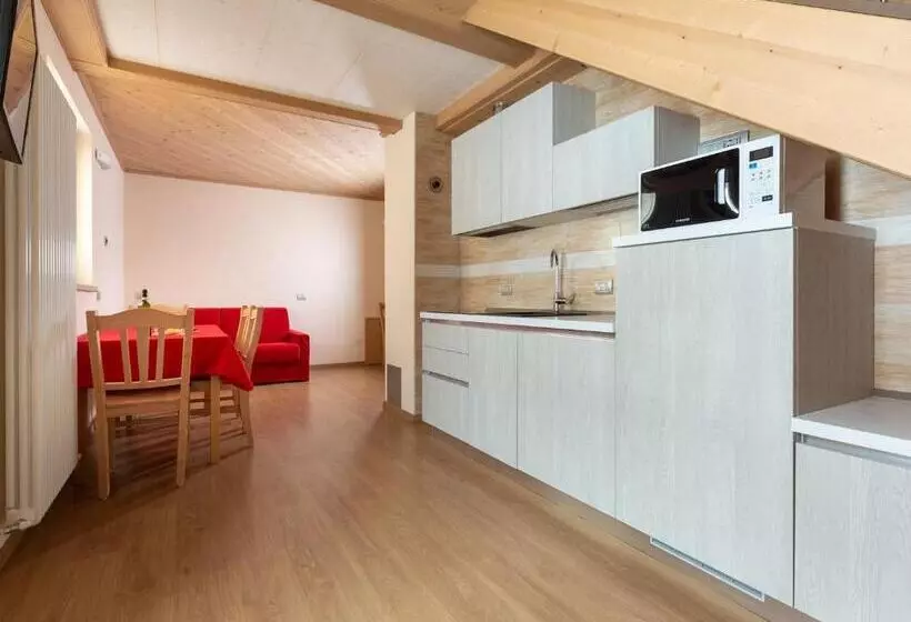 1ベッドルームのデラックスアパートメント, Meublè Adler Rooms & Mountain Apartments