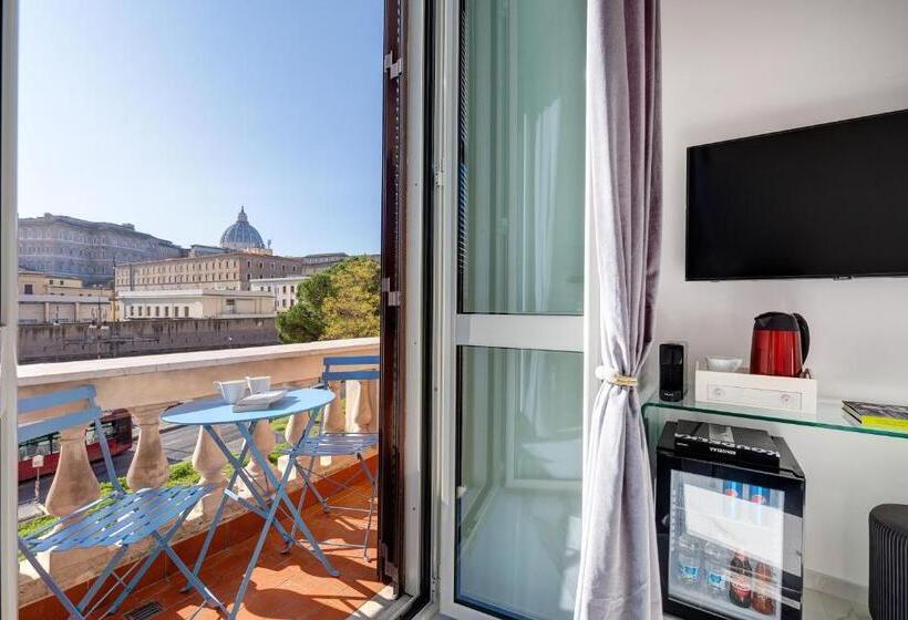 חדר סטנדרט עם מרפסת, St. Peter S View Apartment