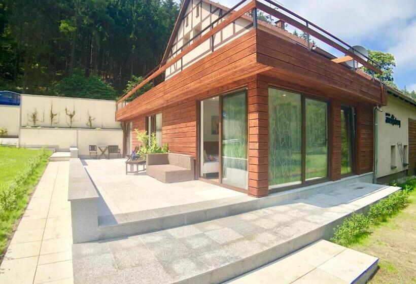 Люкс с Террасой, Pension Oybin